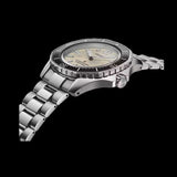 Seiko Prospex Polygonal Divers Automatic Pearl White Dial Silver Steel Strap Watch for Men - SPB481J1 Authentic Buy Shop Now