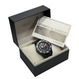Citizen Mechanical Automatic Black Dial Black Rubber Strap Watch for Men - NJ0125-11E Authentic Buy Shop Now