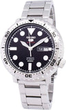 Seiko 5 Sports Automatic Black Dial Silver Steel Strap Watch for Men - SRPC61J1 Authentic Buy Shop Now