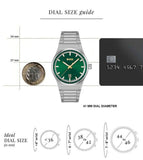 Hugo Boss Candor Green Dial Silver Steel Strap Watch for Men - 1514079 Authentic Buy Shop Now