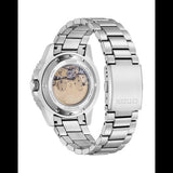 Citizen Mechanical Automatic Turquoise Dial Silver Steel Strap Watch for Men - NJ0170-83X Authentic Buy Shop Now