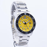 Citizen Mechanical Automatic Yellow Dial Silver Steel Strap Watch for Men - NJ0170-83Z Authentic Buy Shop Now