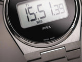 Tissot Digital Quartz Black Dial Silver Steel Strap Watch for Men - T137.463.11.050.00