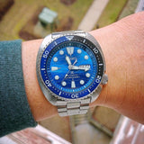 Seiko Prospex Save The Ocean Diver's Automatic Blue Dial Silver Steel Strap Watch for Men - SRPD21J1 Authentic Buy Shop Now