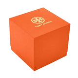 Tory Burch The Tory Chronograph White Dial Two Tone Steel Strap Watch for Women - TBW1052 Authentic Buy Shop Now