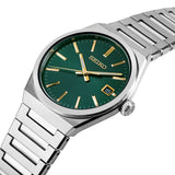 Seiko Conceptual Green Dial Silver Steel Strap Watch for Men - SUR601P1 Authentic Buy Shop Now