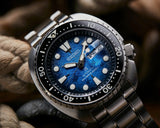 Seiko Prospex US Special Edition Automatic Blue Dial Silver Steel Strap Watch for Men - SRPH59 Authentic Buy Shop Now