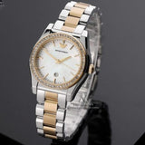 Emporio Armani Federica Mother of Pearl Dial Two Tone Steel Strap Watch for Women - AR11559 Authentic Buy Shop Now