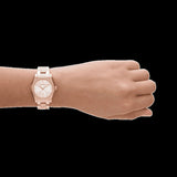 Emporio Armani Federica Analog Mother of Pearl Dial Rose Gold Steel Strap Watch for Women - AR11558 Authentic Buy Shop Now