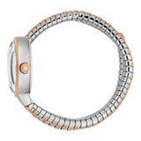 Just Cavalli Lady Snake Silver Dial Two Tone Steel Strap Watch for Women - JC1L249M0065 Authentic Buy Shop Now