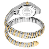 Just Cavalli Lady Snake Silver Dial Two Tone Steel Strap Watch for Women - JC1L249M0055 Authentic Buy Shop Now