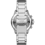 Emporio Armani World Explorer Chronograph Blue Dial Silver Steel Strap Watch for Men - AR11681 Authentic Buy Shop Now