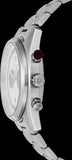 Emporio Armani Racer Chronograph White Dial Silver Steel Strap Watch for Men - AR11645 Authentic Buy Shop Now