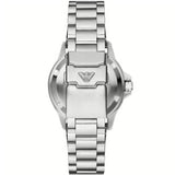 Emporio Armani Sea Explorer Green Dial Silver Steel Strap Watch for Men - AR60080 Authentic Buy Shop Now