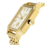 Tory Burch Robinson White Dial Gold Steel Strap Watch for Women - TBW1500 Authentic Buy Shop Now