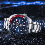 Seiko Prospex PADI Special Edition Automatic Blue Dial Silver Steel Strap Watch for Men - SRPE99 Authentic Buy Shop Now