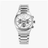 Seiko Conceptual Chronograph White Dial Silver Steel Strap Watch for Men - SSB451P1 Authentic Buy Shop Now