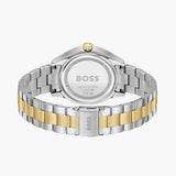 Hugo Boss Runner Chronograph Grey Dial Two Tone Steel Strap Watch for Men - 1514144 Authentic Buy Shop Now
