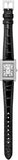 Emporio Armani Two Hand Crystals Silver Dial Black Leather Strap Watch for Women - AR11623 Authentic Buy Shop Now