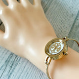 Tory Burch Riva Gold Dial Gold Steel Strap Watch for Women - TBW4029 Authentic Buy Shop Now