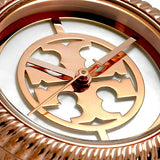 Tory Burch Riva Rose Gold Dial Rose Gold Steel Strap Watch for Women - TBW4037 Authentic Buy Shop Now