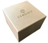 Versace Greca Logo Quartz Black Dial Gold Steel Strap Watch for Men - VE8G00624 Authentic Buy Shop Now