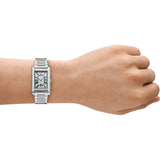 Emporio Armani Gino Mother of Pearl Dial Silver Steel Strap Watch for Men - AR11664 Authentic Buy Shop Now