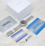 Seiko 5 Sports Automatic Black Dial Silver Steel Strap Watch for Men - SRPC61J1 Authentic Buy Shop Now