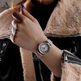 Emporio Armani Gianni T Bar Silver Dial Two Tone Steel Strap Watch for Women - AR11537 Authentic Buy Shop Now