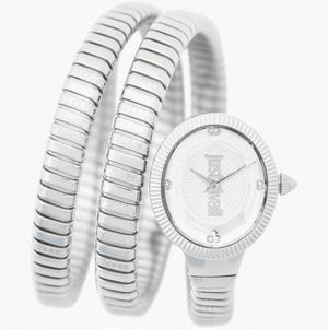 Just Cavalli After Party Silver Dial Silver Steel Strap Watch for Women - JC1L269M0015 Authentic Buy Shop Now