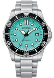 Citizen Mechanical Automatic Turquoise Dial Silver Steel Strap Watch for Men - NJ0170-83X Authentic Buy Shop Now