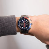 Seiko Prospex Speedtimer Solar Chronograph Blue Dial Silver Steel Strap Watch for Men - SSC913 Authentic Buy Shop Now