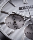 Seiko Conceptual Chronograph White Dial Silver Steel Strap Watch for Men - SSB451P1 Authentic Buy Shop Now