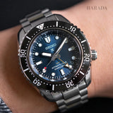 Seiko Prospex Diver Scuba Automatic Blue Dial Silver Steel Strap Watch for Men - SBEJ021 Authentic Buy Shop Now