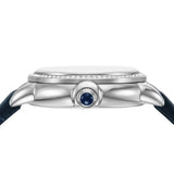 Emporio Armani Mia Moonphase Blue Dial Blue Leather Strap Watch for Women - AR11629 Authentic Buy Shop Now