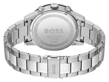 Hugo Boss Strike Chronograph Black Dial Silver Steel Strap Watch for Men - 1514290 Authentic Buy Shop Now
