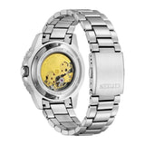 Citizen Mechanical Automatic Turquoise Dial Silver Steel Strap Watch for Men - NJ0170-83X Authentic Buy Shop Now
