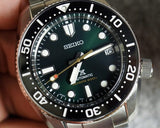 Seiko Prospex 140th Anniversary Limited Edition Automatic Scuba Divers Green Dial Silver Steel Strap Watch for Men - SPB207J1 Authentic Buy Shop Now