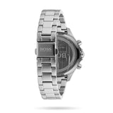 Hugo Boss Runner 3H Black Dial Silver Steel Strap Watch for Men - 1514210 Authentic Buy Shop Now