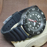 Citizen Mechanical Automatic Black Dial Black Rubber Strap Watch for Men - NJ0125-11E Authentic Buy Shop Now