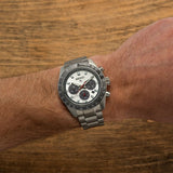 Seiko Prospex Speedtimer Solar Chronograph Silver Dial Silver Steel Strap Watch for Men - SSC911 Authentic Buy Shop Now