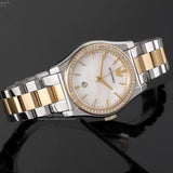 Emporio Armani Federica Mother of Pearl Dial Two Tone Steel Strap Watch for Women - AR11559 Authentic Buy Shop Now