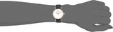 Emporio Armani Gianni T-Bar White Dial Black Leather Strap Watch for Women - AR11270 Authentic Buy Shop Now
