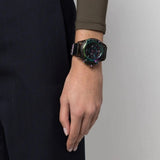 Versace Icon Active Chronograph Black Dial Grey Silicone Strap Watch for Men - VEZ701022 Authentic Buy Shop Now