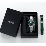 Seiko Prospex 140th Anniversary Limited Edition Automatic Scuba Divers Green Dial Silver Steel Strap Watch for Men - SPB207J1 Authentic Buy Shop Now