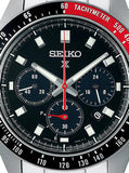 Seiko Prospex Speedtimer Solar Chronograph Black Dial Silver Steel Strap Watch for Men - SSC915 Authentic Buy Shop Now