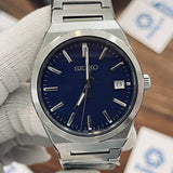 Seiko Conceptual Blue Dial Silver Steel Strap Watch for Men - SUR555P1 Authentic Buy Shop Now