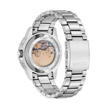 Citizen Mechanical Automatic Blue Dial Silver Steel Strap Watch for Men - NJ0178-81M Authentic Buy Shop Now