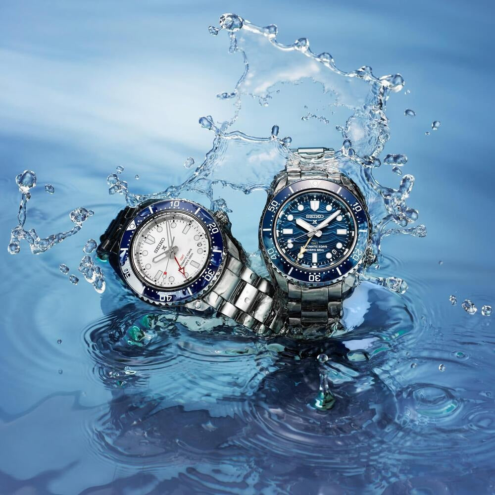 Seiko Prospex 1968 Heritage Diver's GMT 60th Anniversary White Dial Silver Steel Strap Watch for Men - SPB519J1 Authentic Buy Shop Now