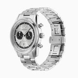 Emporio Armani Racer Chronograph Silver Dial Silver Steel Strap Watch for Men - AR11636 Authentic Buy Shop Now